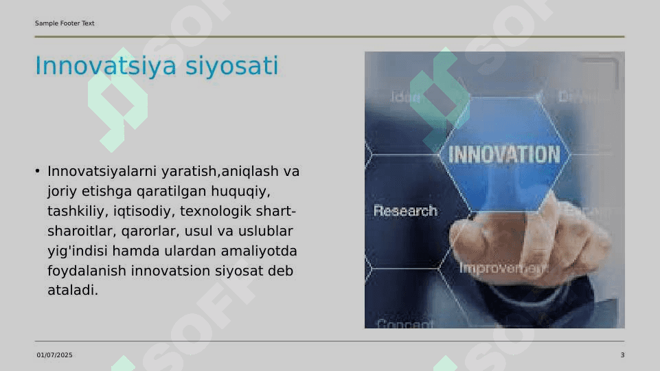 INNOVATSION SIYOSAT VA INNOVATSION ECOSISTEMA 3