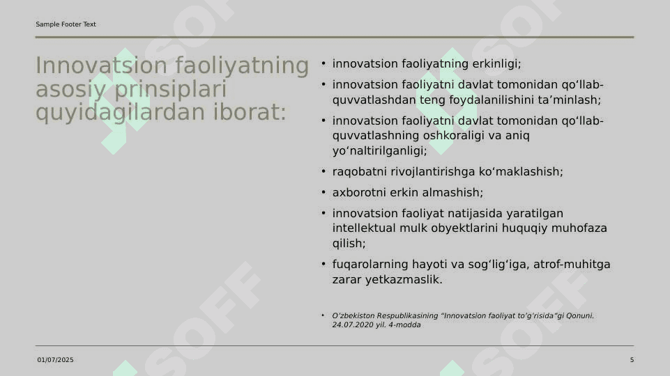 INNOVATSION SIYOSAT VA INNOVATSION ECOSISTEMA 5