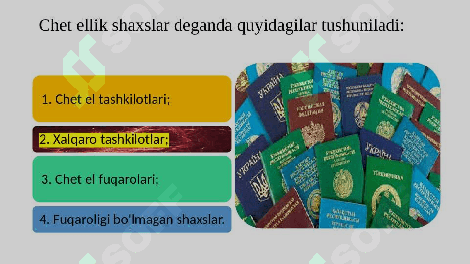 Chet ellik shaxslar ishtirokidagi ishlarni ko‘rib chiqishning umumiy qoidalari 2
