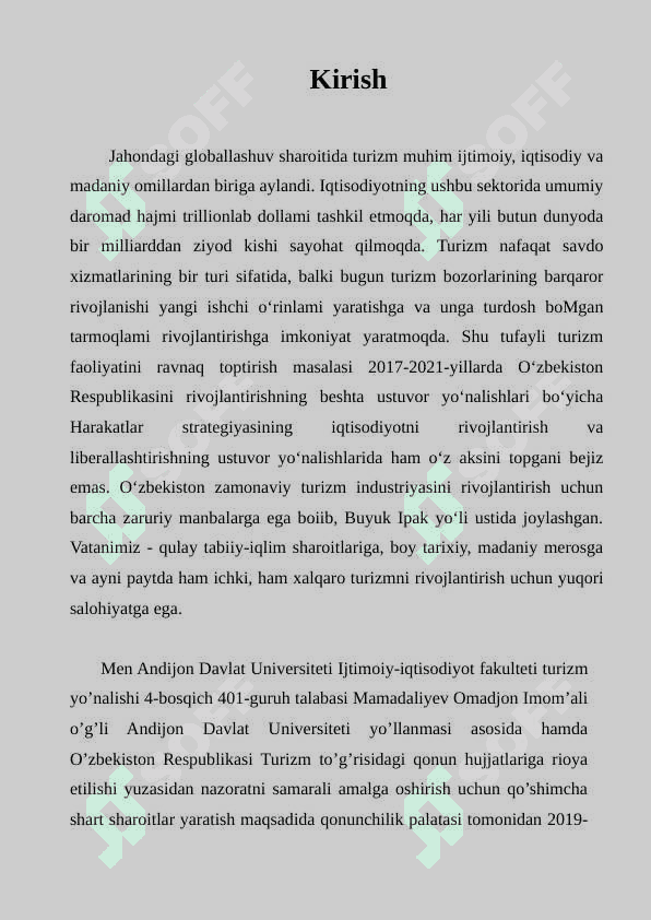 Salaam Travel firmasining kelib chiqish tarixi va tashkiliy tuzilmasi 2