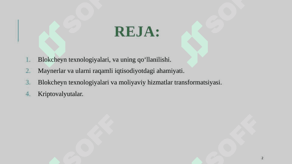 Raqamli iqtisodiyotda kriptovalyutalarning ishlash texnologiyalari va uning ijobiy ahamiyati 2