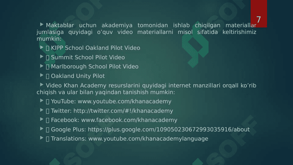 TA’LIMDA YANGI INNOVATSION RAQAMLI TEXNOLOGIYALARNING O’RNI VA AHAMIYATI 7