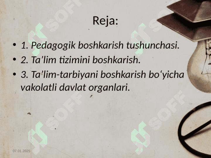 Ta'lim tizimini boshqarish 2