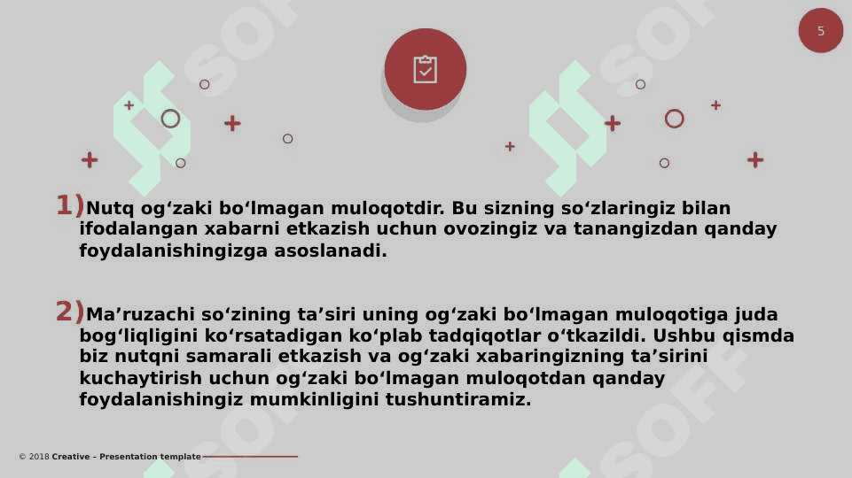 NUTQNI YETKAZIB BERISH 5