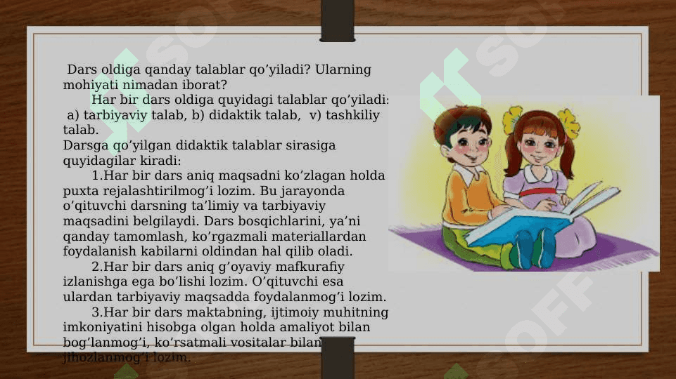 TA'LIMNI TASHKIL ETISHNING NOAN’ANAVIY SHAKLLARI 6