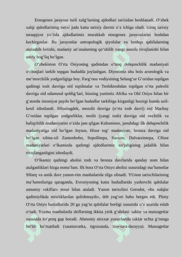 O‘zbek xalqining shakllanish jarayoni 4