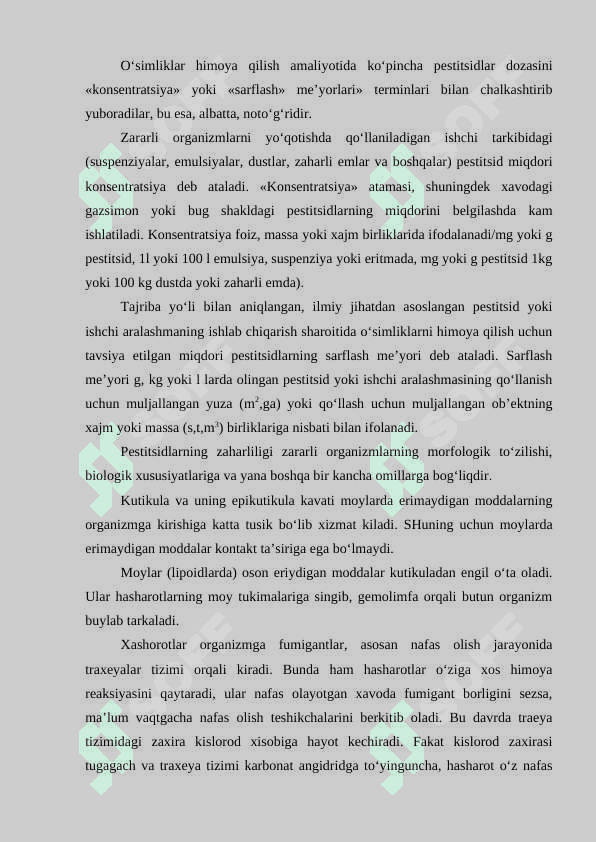 AGRONOMIK TOKSIKOLOGIYA HAQIDA TUSHUNCHA 4