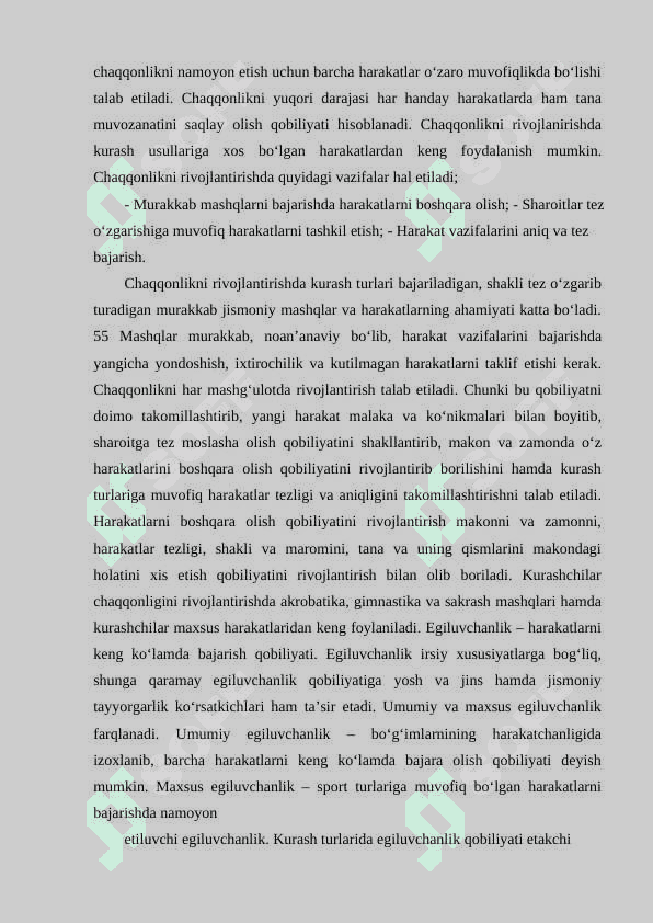 Kurash bo‘yicha maxsus mashqlarini bajarish uslublari 8
