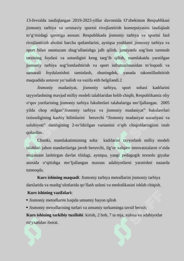 JISMONIY TARBIYA MASHG’ULOTLARIDA QO’LLANILADIGAN JISMONIY TARBIYA METODLARI. 3