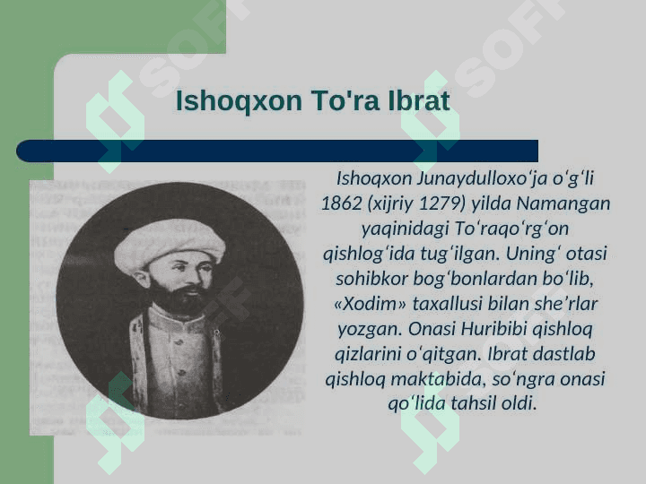 Ishoqxon To'ra Ibratning Mezon uz-zamon asari 2