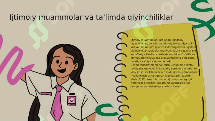 Taʼlim-tarbiya jarayonida ijtimoiy pedagogik dolzarb muommolar 6