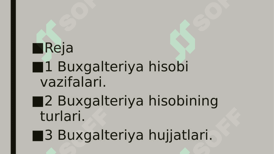 Buxgalteriya hisobining tashkil etilishini o'rganish 2