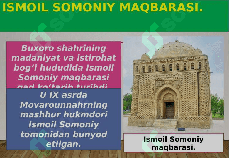 O‘zbekistonning tarixiy-me’moriy yodgorliklari 2