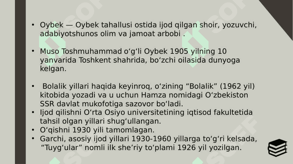 XX asr o‘zbek adabiyotining til xususiyatlari oybek ijodi misolida 3
