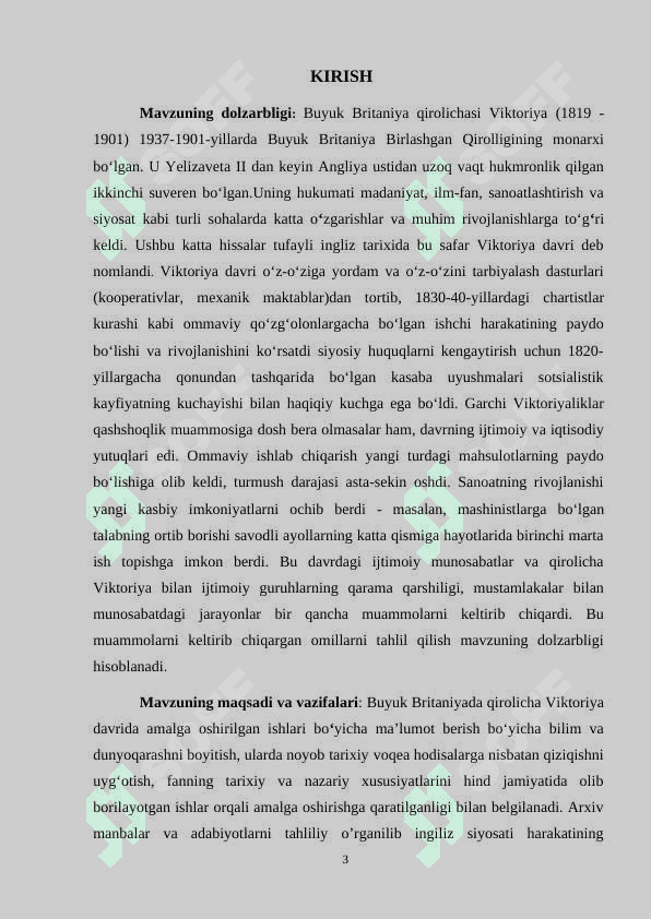 Buyuk Britaniya qirolicha Viktoriya davrida 2