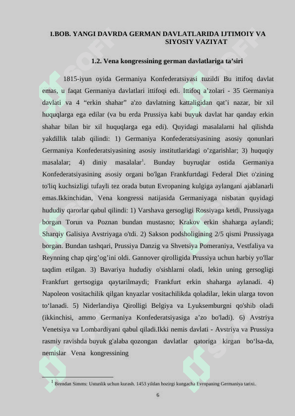 XIX asrning birinchi yarmida german davlatlarining ijtimoiy-iqtisodiy va siyosiy rivojlanishi 5