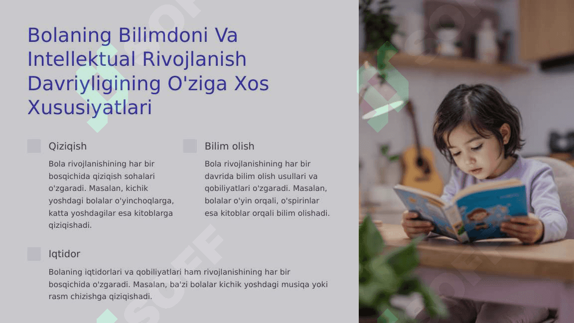 Bola rivojlanishining davrlashuvi muammosi 4