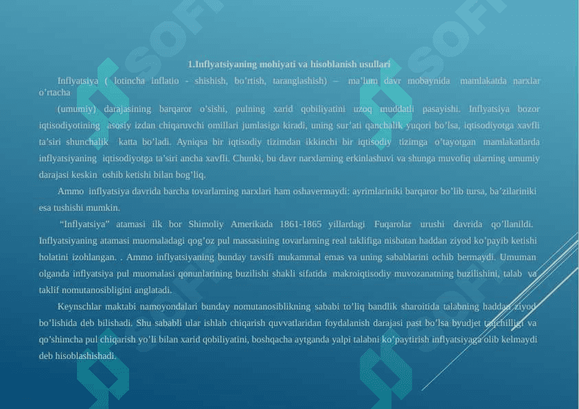 Uskunalarni ijaraga berishning foydaliylik darajasini topish. Inflyatsiya va solikni  nazarga oluvchi foyiz stavkasi 2