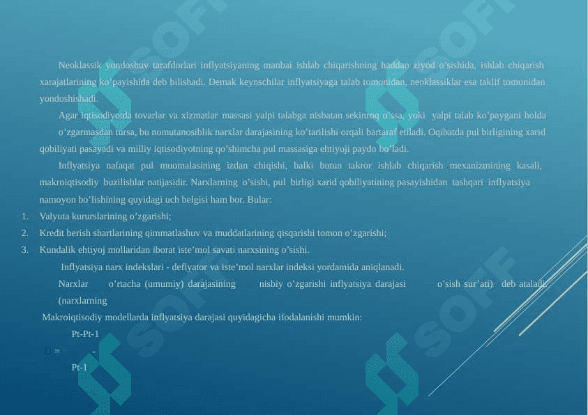 Uskunalarni ijaraga berishning foydaliylik darajasini topish. Inflyatsiya va solikni  nazarga oluvchi foyiz stavkasi 3