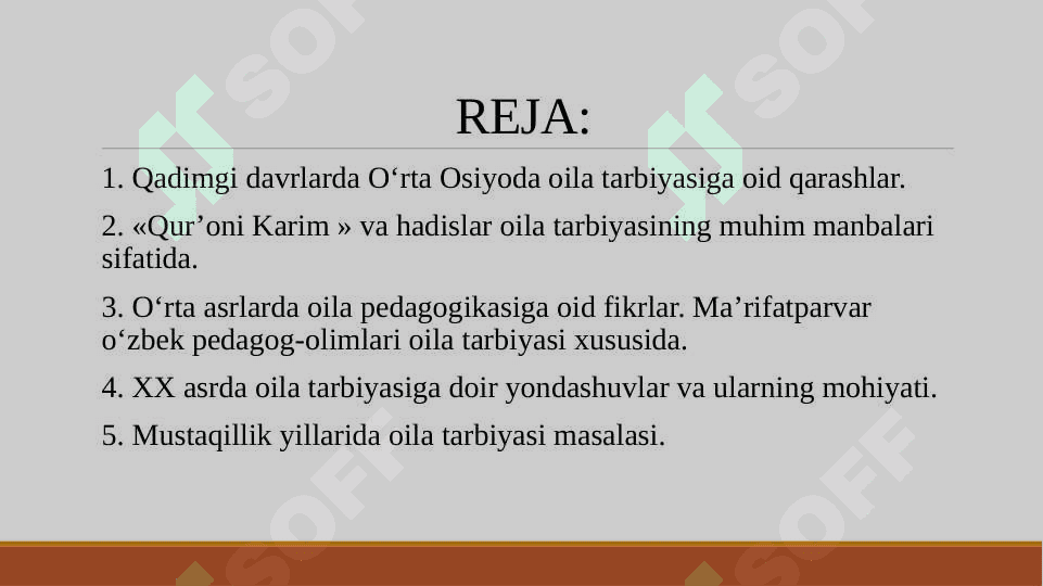 O‘zbekistonda oila pedagogikasi fanining rivojlanishi tarixidan 2