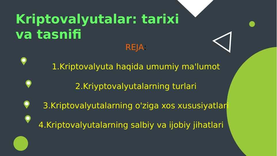 Kriptovalyutalar: tarixi va tasnifi 1