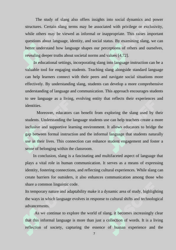 SLANG AND ITS FEATURES IN DIFFERENT COUNTRIES 7