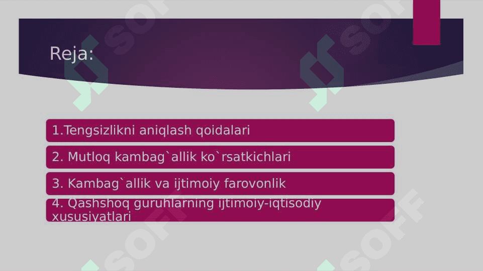 Kambag`allik, tengsizlik va rivojlanish 2