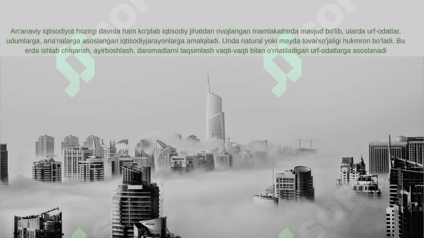 IQTISODIY RIVOJLANISH TAMOYILLARI VA NAZARIYALARI 7