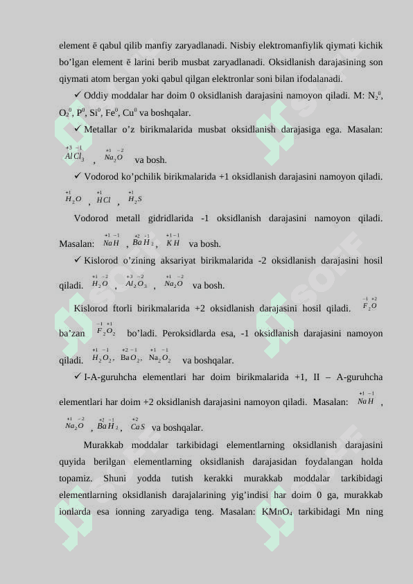 Oksidlanish qaytarilish reaksiyalarining tenglamalarini tuzish usullari 8