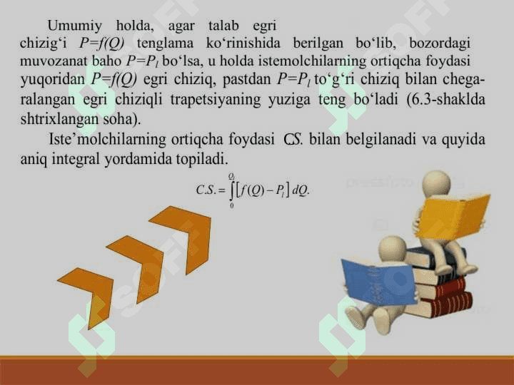 INTEGRAL HISOBNING IQTISODIYOTGA TADBIQI 6