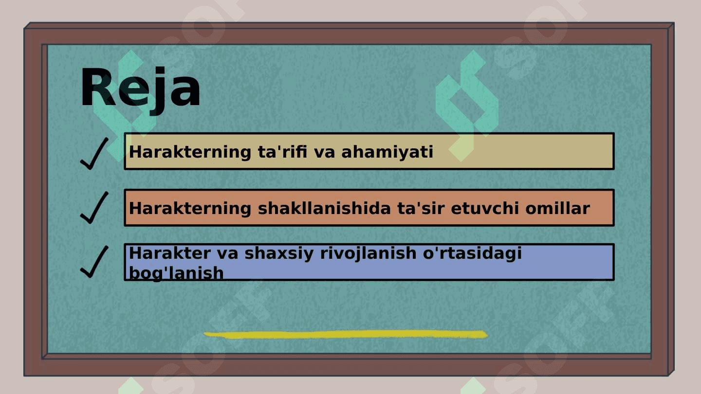 Harakter haqida tushuncha 2