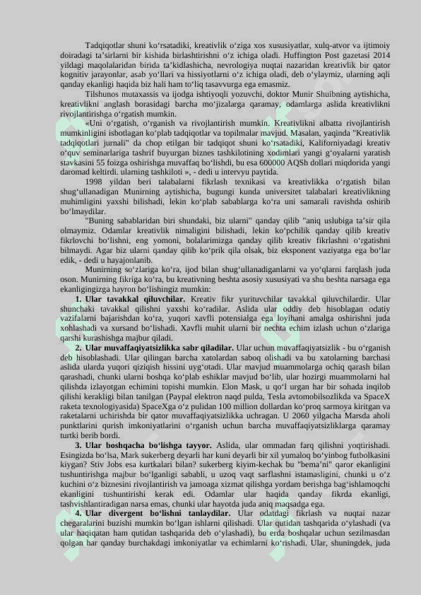 TASVIRLASh. KREATIV ShAXS TAVSIFI 3
