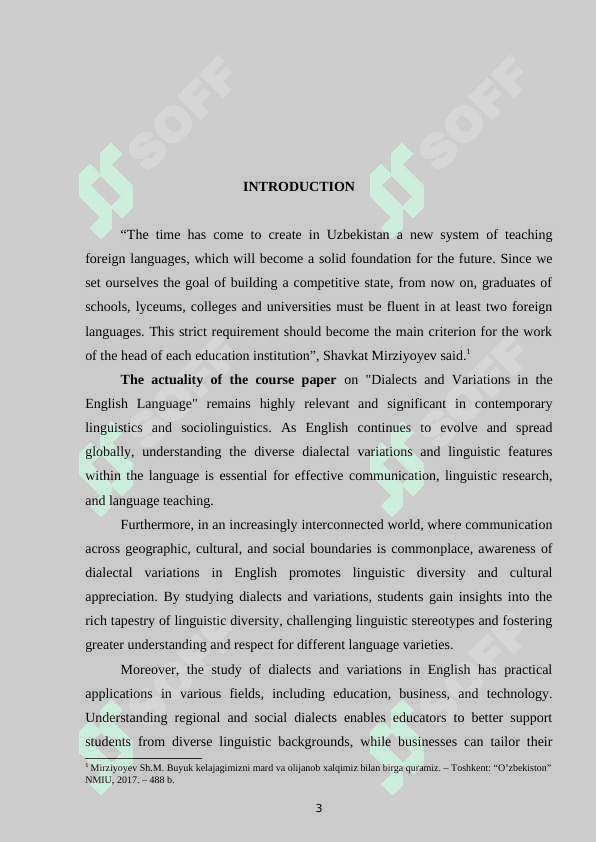 Dialects and Variations in the English Language 3