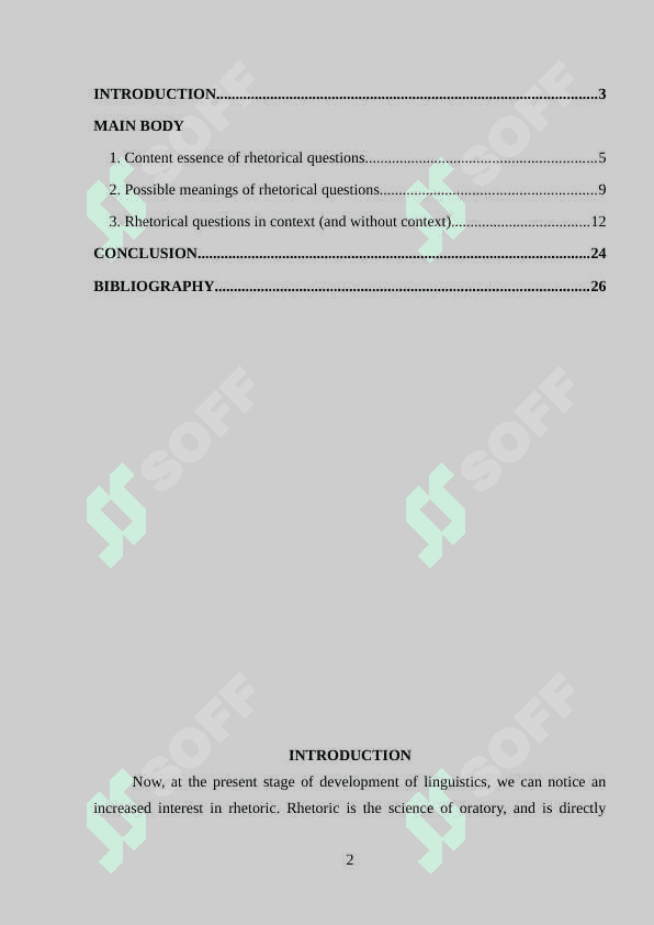 The stylistic functions of rhetoric question 2