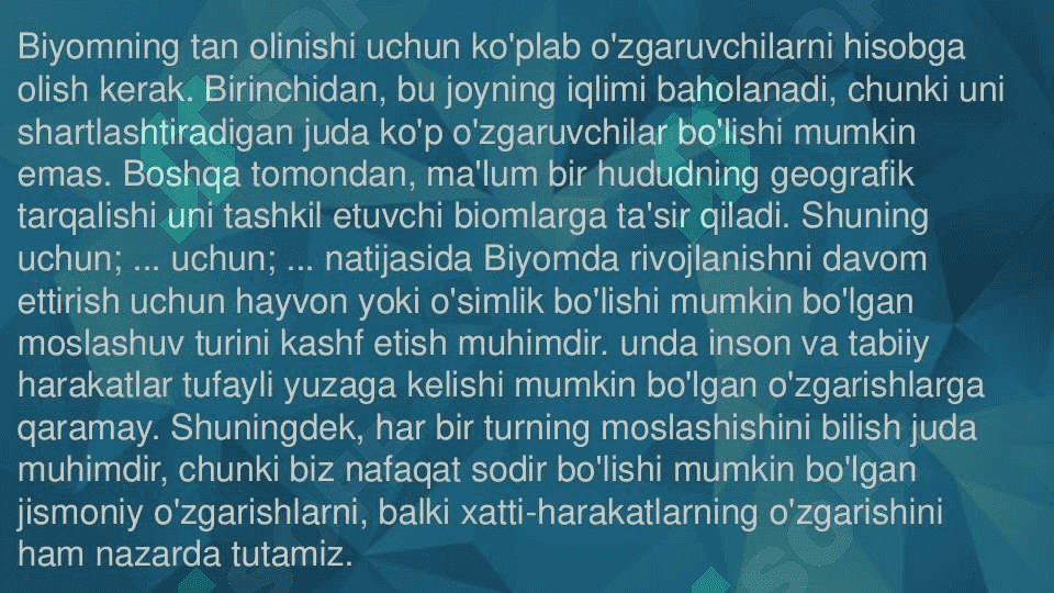 Biomlar 5