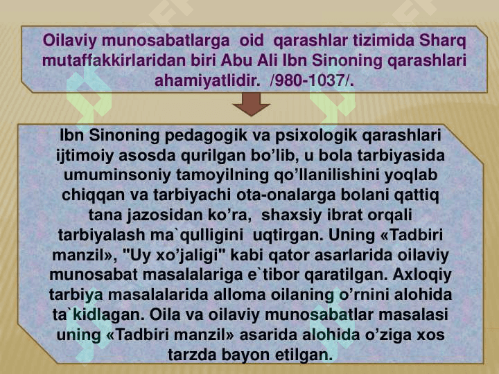 Oila va oilaviy munosabatlar borasidagi qarashlar 6