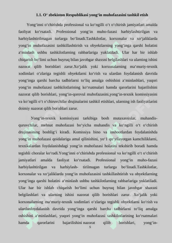 Davlat yong‘indan saqlash xizmatining strukturasi 5