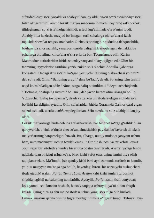 Rasmiy uslub va uning umumiy xususiyatlarini. Rasmiy uslub matniga tanladigan leksik, grammatik, sintaktik birliklar mazmuni 8