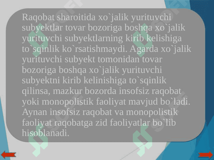 RAQOBATNING HUQUQIY TA'MINLANISHI 7