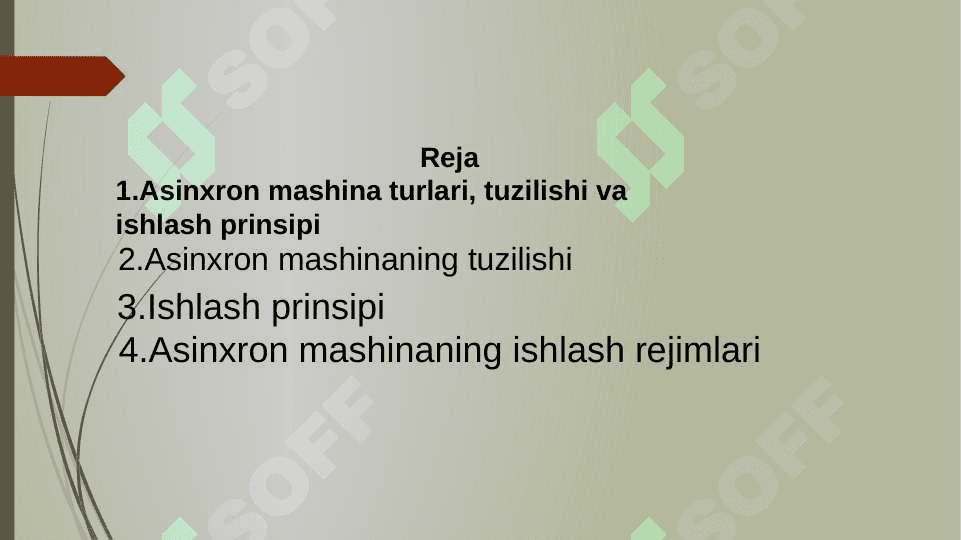 Asinxron mashinalari haqida umumiy tushinchalar 2