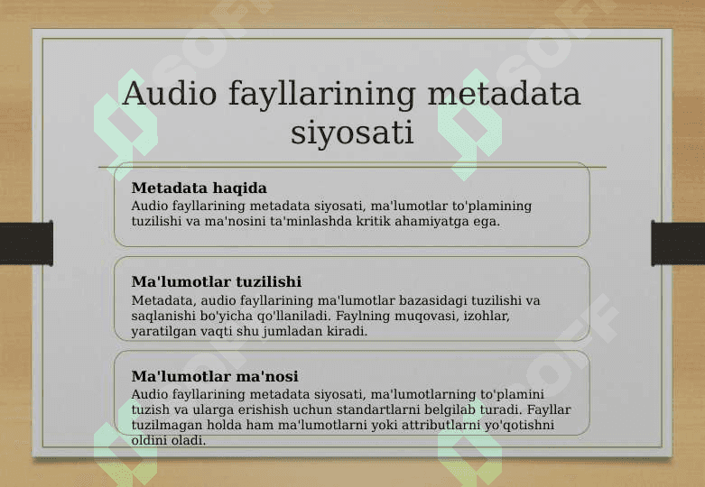 Audio fayllar Ularning turlari kengaytmalari va xossalarI 5