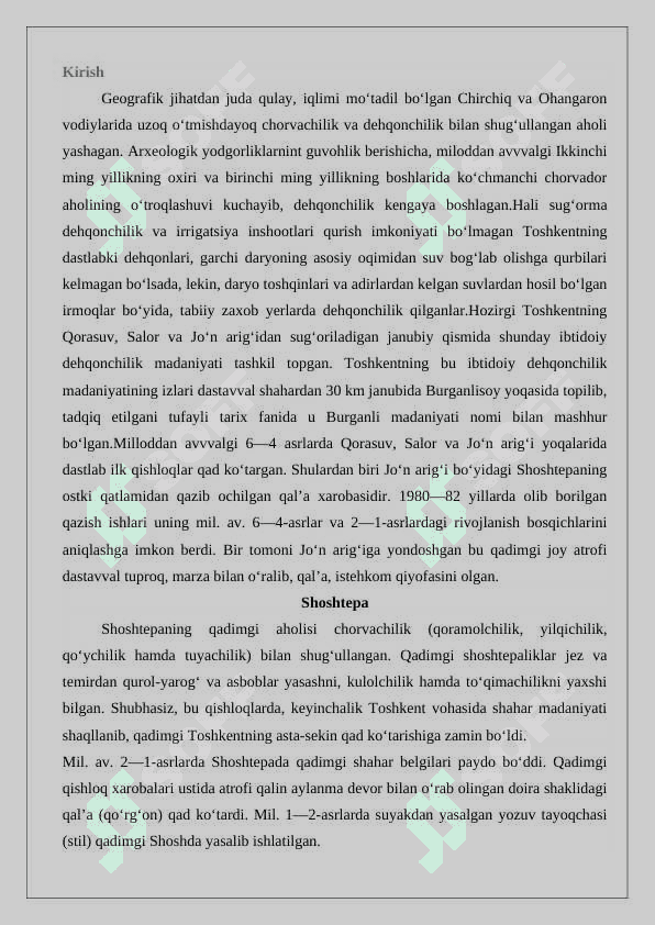 Toshkent san’at obidalari 2