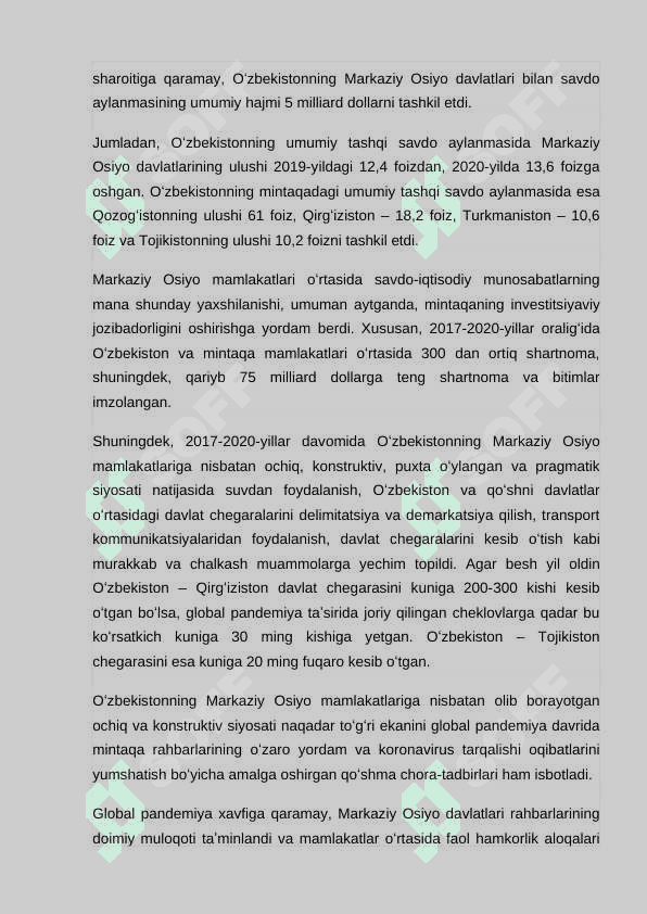 O'zbekistonning tashqi siyosati 4