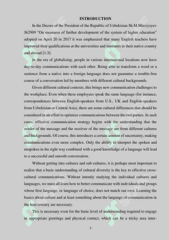 Notion of non-verbal means of communication 3