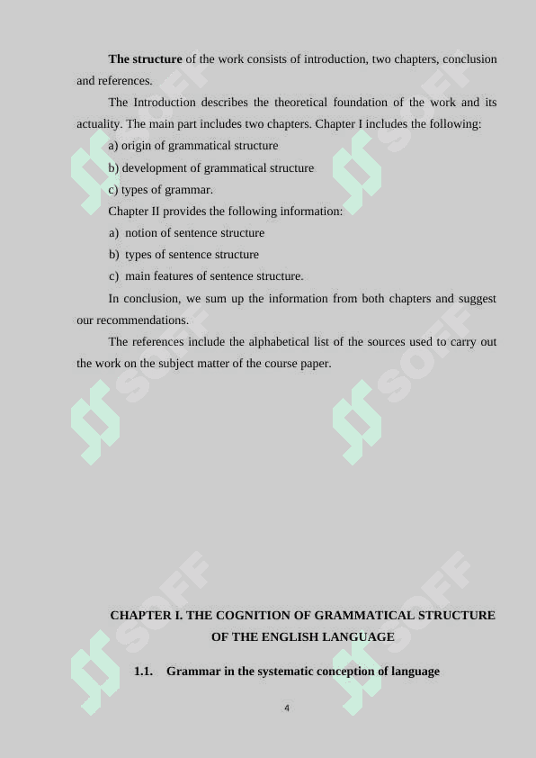 Grammatical structure of the english language 4