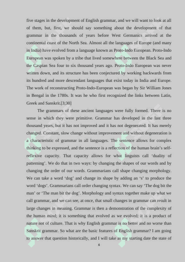 Grammatical structure of the english language 6