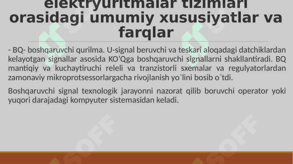 Mexatronika tizimlarining strukturasi va xususiyatlari 6