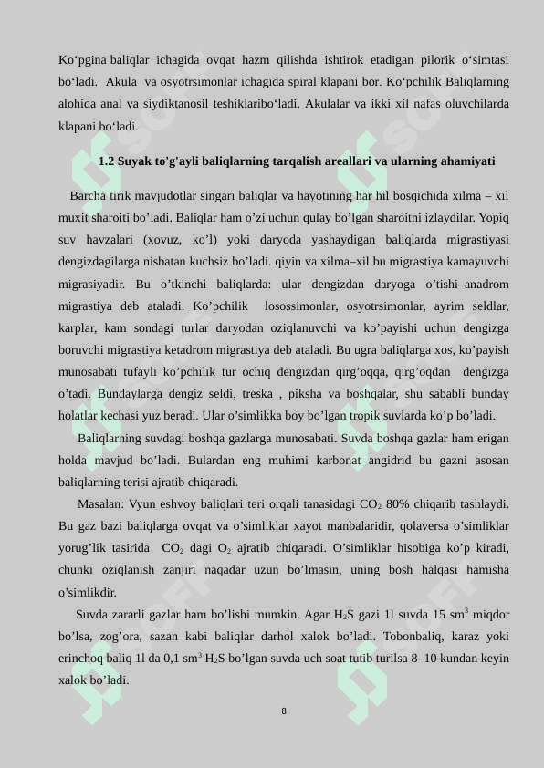 Suyakli to'g'ayli baliqlar 7