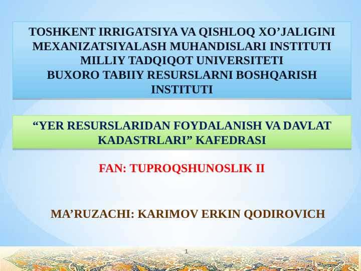 MDH TUPROQLARI 1