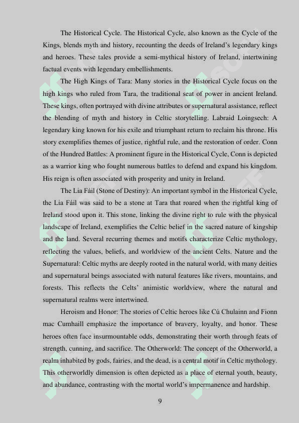 Myth and Folklore in British Literary Tradition 8